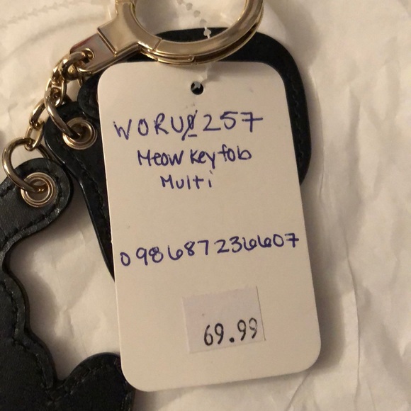 Kate Spade leopard novelty mix keychain - Picture 6 of 7